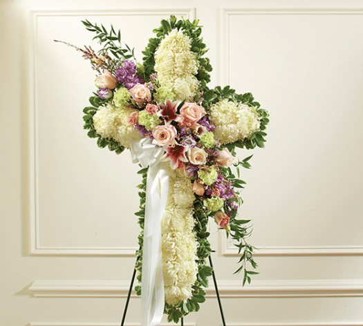 Floral tribute by Sandy at Flowers for Sally